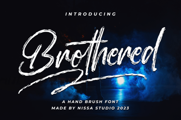 Brothered: Crafting Authentic Brand Identity with Bold Brush Typography