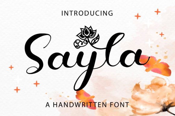 Discovering Sayla: A Modern Script Font for Elegant Branding