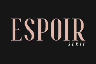 Espoir: A Detailed Look at This Modern Serif Typeface