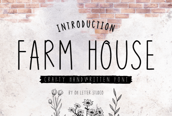 Farm House: Unlocking the Charm of Handwritten Typography for Modern Designs