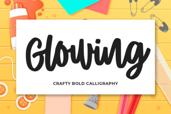 Glowing: A Modern Handwriting Font for Authentic Branding