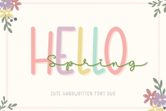 Hello Spring: The Font Duo Redefining Creative Authenticity