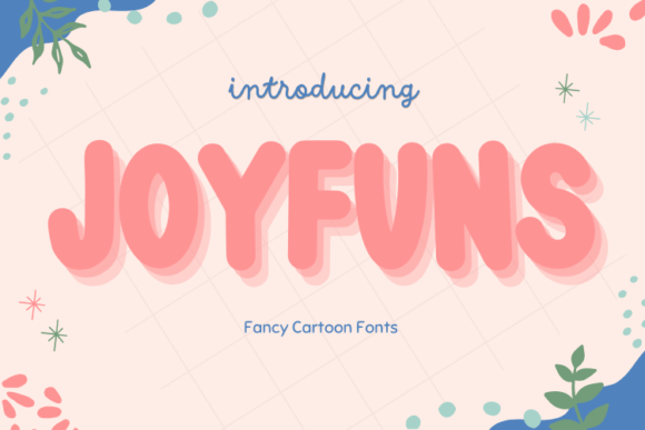 Joyfuns: A Playful Display Font for Creative Projects
