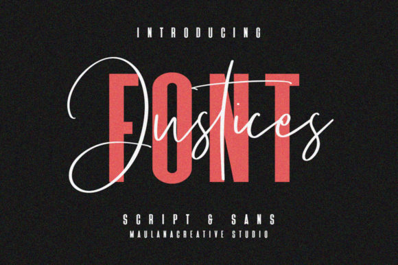 Justices and Justices: A Bold Duo Font for Creative Projects