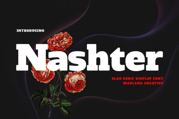 Make a Statement with Nashter: The Modern Slab Serif