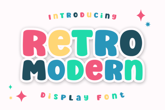 Retro Modern: The Bold, Playful Font That Brings Joy to Children's Design