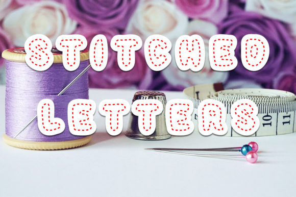 Stitched Letters: How to Use This Decorative Font Without Compromising Your Design